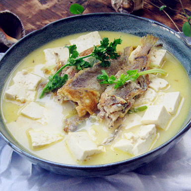 小黃魚豆腐湯