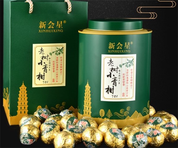 正宗新會(huì)天馬小青柑，柑和茶的完美結(jié)合！