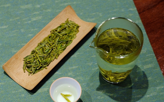 西湖龍井茶圖片(真實)