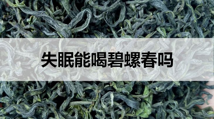 失眠可以喝碧螺春嗎？