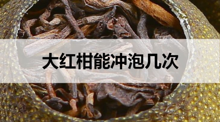 大紅柑普洱茶能夠沖泡幾次？