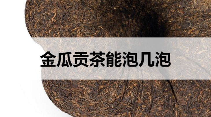 金瓜貢茶能泡幾泡？