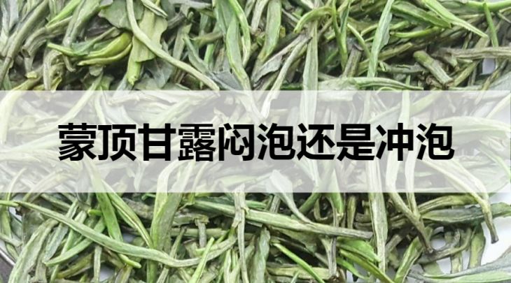 蒙頂甘露適合悶泡還是沖泡？