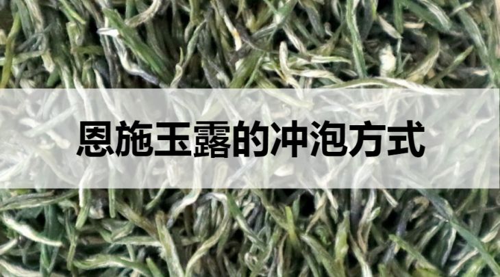 恩施玉露的沖泡方式