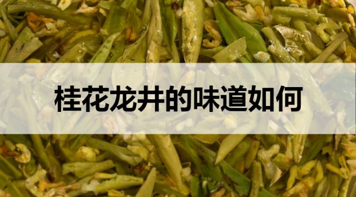 桂花龍井茶的味道如何？