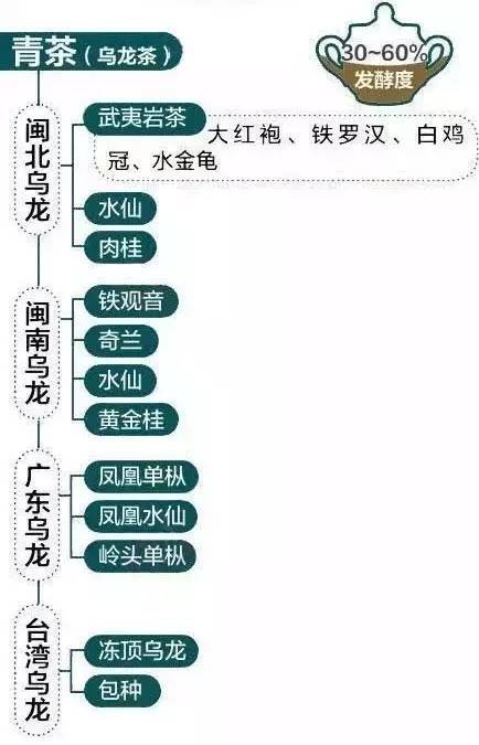 茶葉分類知識(shí)一覽圖_六大茶類基本知識(shí)大全